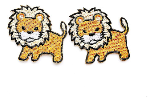Pl - Juego De 2 Mini, Diseño De León De Animales Pequ...