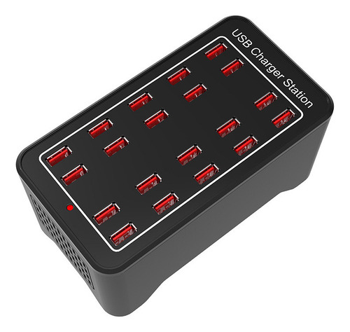 10pcs Cargador Usb 20puertos Múltiples Estación De Carga [u]