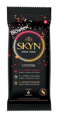 Preservativo Skyn Cocktail - 6 Unidades