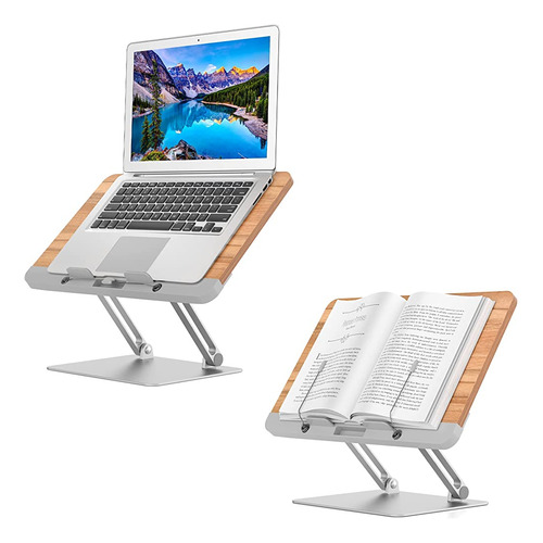 Magichold Laptop Notebook Book Stand, Soporte De Aluminio De