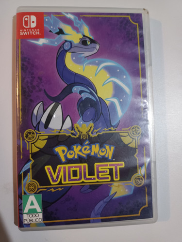 Pokémon Violet Caja Nintendo Switch Sin Juego Sin Manual 