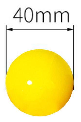 25 Piezas De Bolas De Bingo, Accesorios Duraderos, Amarillo