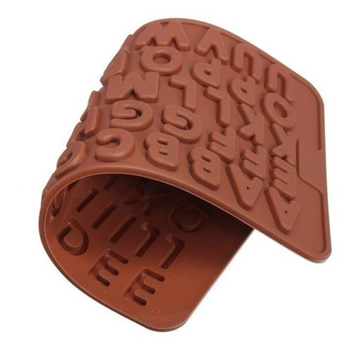 Molde Letras Chocolate Silicona Abecedario Bombones Alfabeto