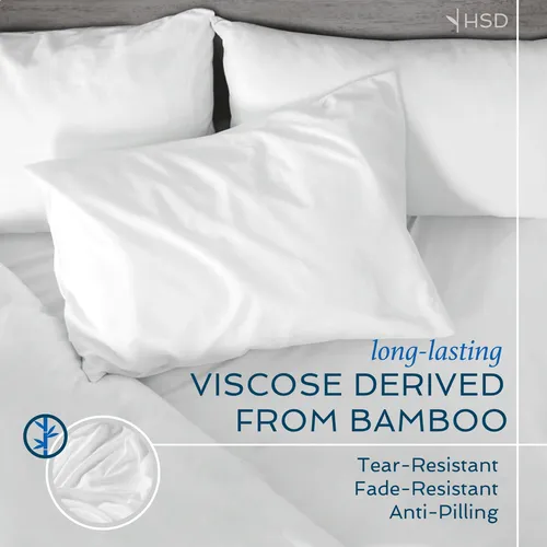 Juego De Funda De Edredón Hotel Sheets Direct, 100% Bambú, K