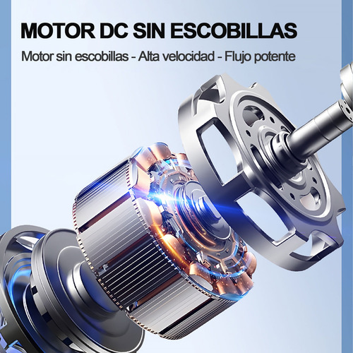 Ventilador De Escritorio Portátil 3 En 1 Con Luz Led Y Carga