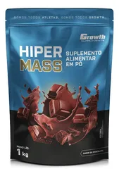 Suplemento Hiper Mass Growth Supplements 1kg Sabor Chocolate - Foto oficial e menor preço