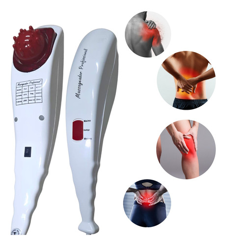 Massageador Elétrico Corpo Infravermelho Profissional 3 E 1