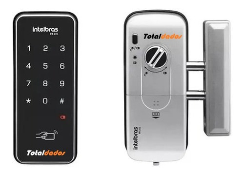 Imagem 2 de 7 de Fechadura Digital Intelbras Fd 2000 Senha E Cartao