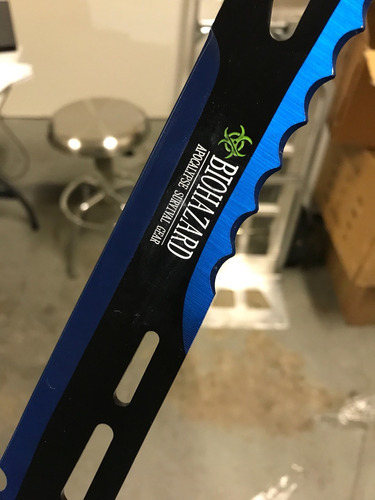 Machete Zombie 5 Colores A Escoger Katana Ninjato 102051 Color Azul