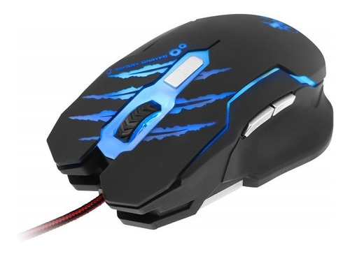 Mouse Xtech Gaming Xtm-610, Usb, 6 Botones, 3200dpi, Black