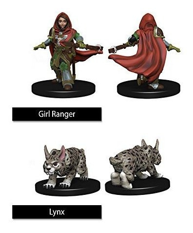 Wizkids Wardlings Rpg Figures Chica Ranger Y Lynx