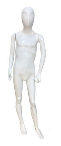 Maniquí De Niño Alien Usado Blanco De Fibra De Vidrio 