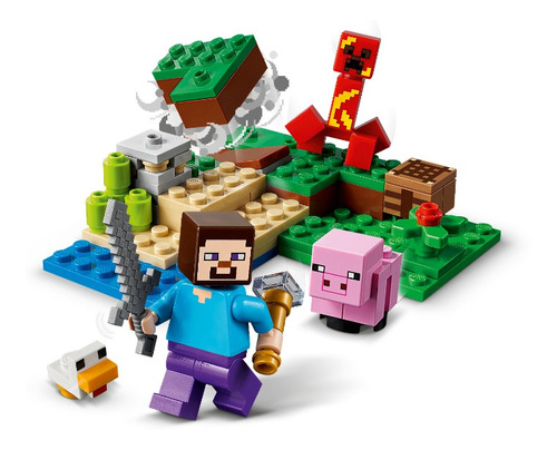 Imagen 4 de 7 de Lego® Minecraft La Emboscada Del Creeper