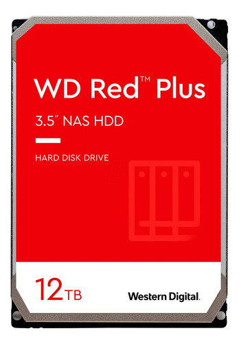 Disco Duro 12tb Western D Sata 3.5'' 5400rpm Red Nas 24/7 