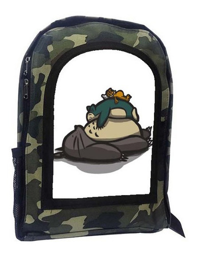 Mochila Camuflada Totoro A358