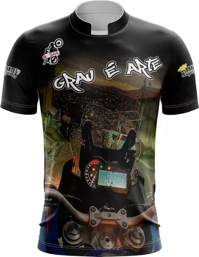 Camisa camiseta Grau Favela Bike 244 Não É Crime