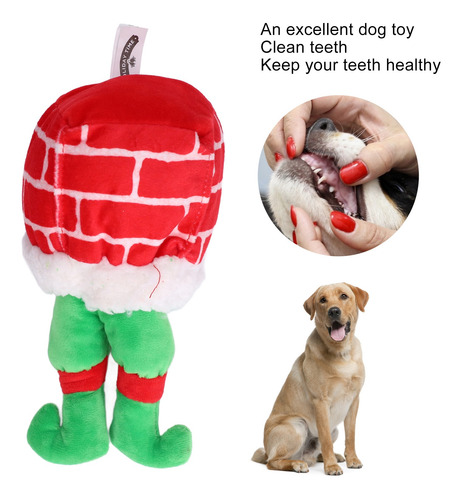 Juguete Para Rechinar Dientes De Perro, De Felpa, Masticable