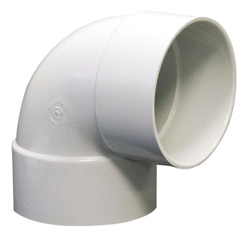 Nds, White 6p02 Codo De Pvc De 90 Grados, 6 Pulgadas, Conexi