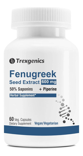 Extracto Fenogreco 600mg 60 Cap - Unidad a $2615