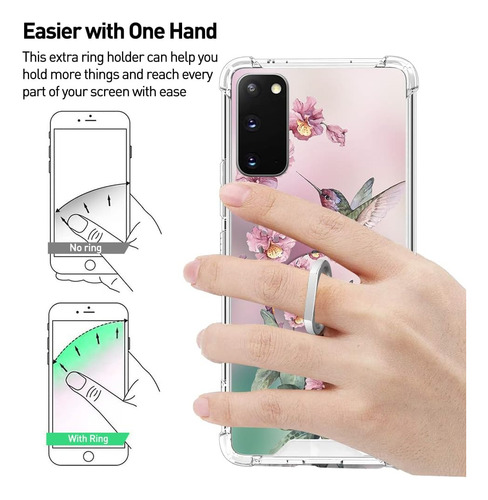 Ook Funda Transparente Compatible Con Samsung Galaxy S20, A