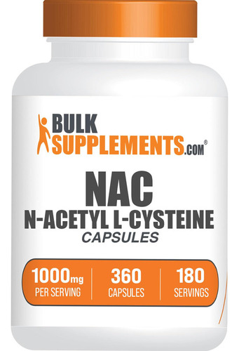 Bulksupplements N-acetil L-cisteína 1000 Mg Cápsulas - N-a