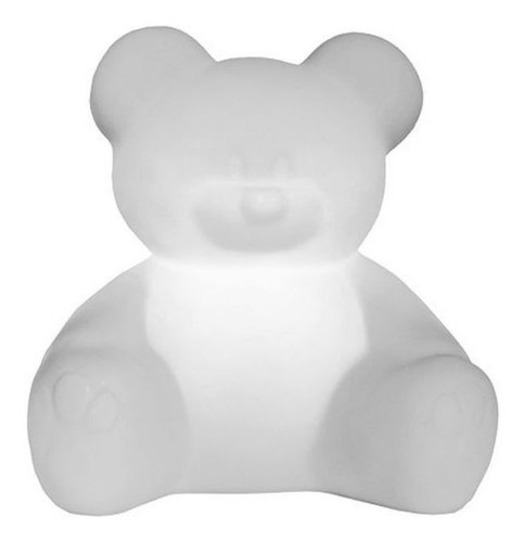Luminária Infantil Usare Ursinho Branco Urso Ted Grande