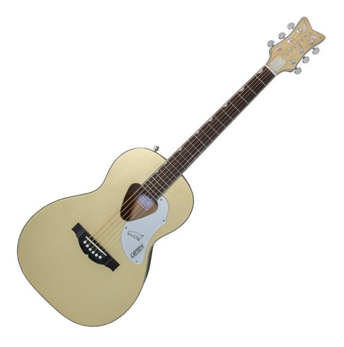 Violão Gretsch Rancher Penguin Parlor G5021e Casino Gold Orientação da mão Esquerda