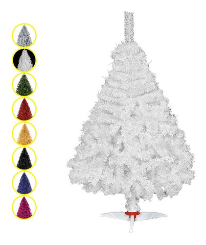 Arbol De Navidad Naviplastic Monarca De Lujo 1.60 Cms Blanco