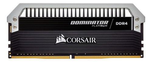 Memória RAM Dominator Platinum color preto/prateado  64GB 4 Corsair CMD64GX4M4C3200C16