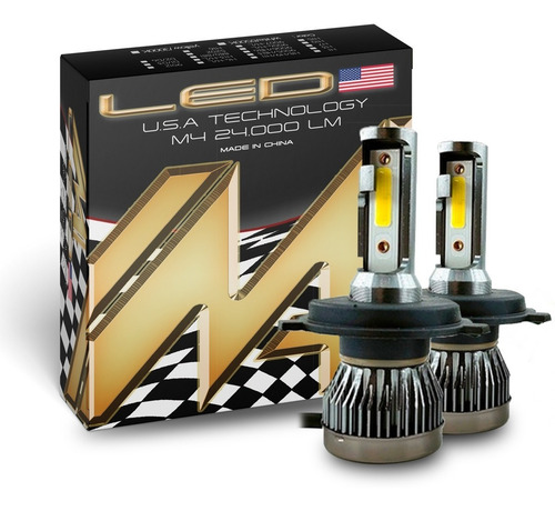 Imagen 1 de 10 de Kit Cree Led Mini M4 Led Cob 24.000 Lm H1 H3 H7 H11 9006