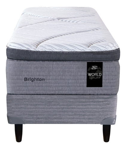 Conjunto King Koil Brighton 80x190 Resortes Reforzado Pillow