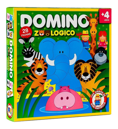 Juego Dominó Zoológico Ruibal Don Rastrillo (+ 4 Años)