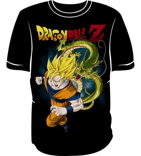 Camisa Camiseta Seriado Dragon Ball Z Goku Saiyajin Anime