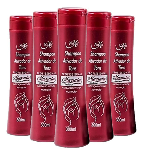 Shampoo Ativador De Tons Marsala Naxos Atacado