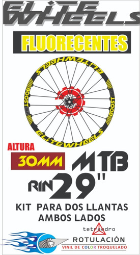 Calcomanias Rin 29 Mtb Elite