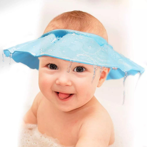 Qk Protector Pelo Para Niños Con Gorro Para Lavar El Cabello