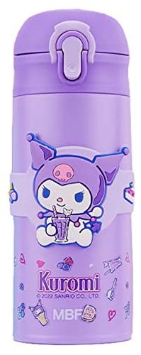 Kuromi Botella De Agua Aislada De Acero Inoxidable T6q7d