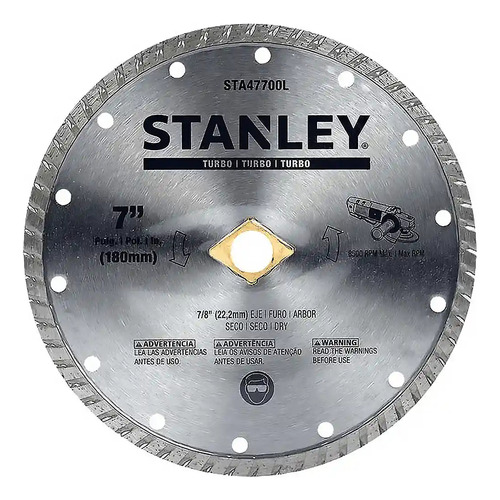 Disco Diamantado 7'' Turbo Sta47700l Stanley