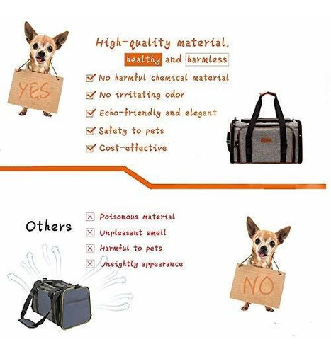Portador De Mascotas Para Gatos Perros Pequeños Ampliable