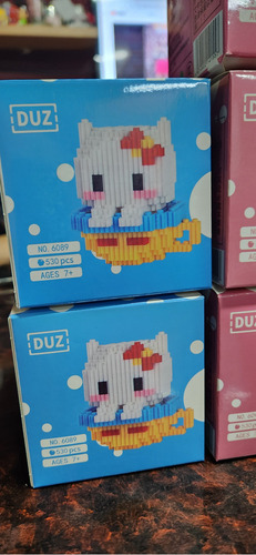 Minibloques Minibriks Modelos Para Armar Cantidad De Piezas 530 Versión Del Personaje Hello Kitty