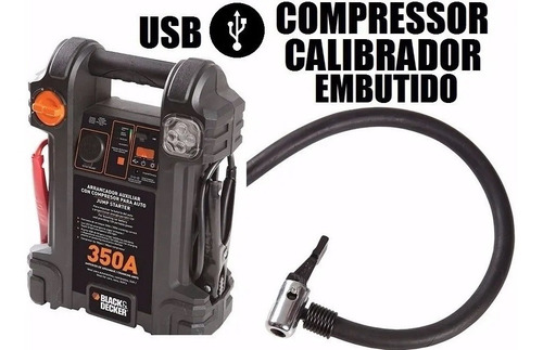 Imagem 6 de 7 de Auxiliar Partida Js350cc 12v 350a Bivolt- Black E Decker