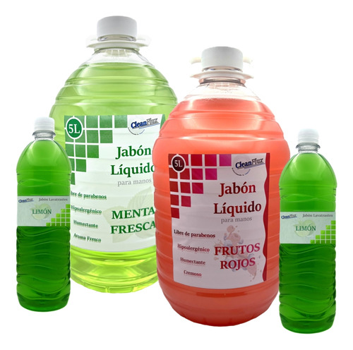 Flux Pack (10 Lt Jabón Para Manos + 2 Lt Lavatrastes)