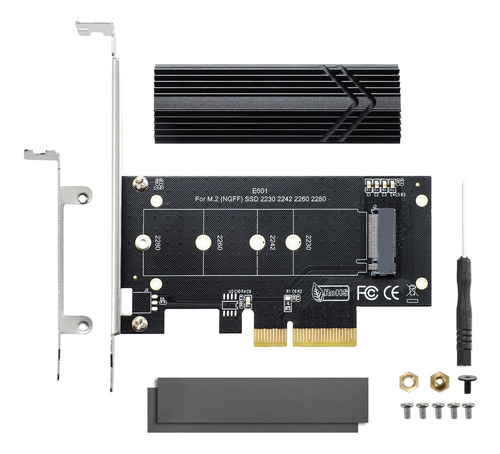 Nvme Adaptador M.2 Pcie Ssd Pci-e X4 X8 X16 Tarjeta Ngff M