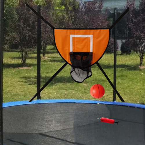 Trampolín Aro De Baloncesto Accesorios De Con Una Pelota