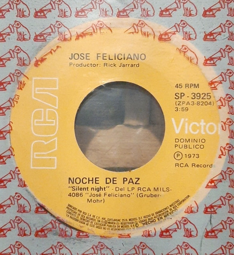 José Feliciano - Blanca Navidad (vinyl) Ep 45 Rpm