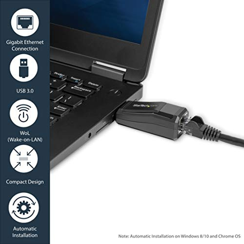 Startech.com Adaptador De Red Usb 3.0 A Gigabit Ethernet Nic