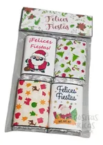 Comprar Chocolates 4 Chocolatin Regalo Navidad Felices Fiestas X 10