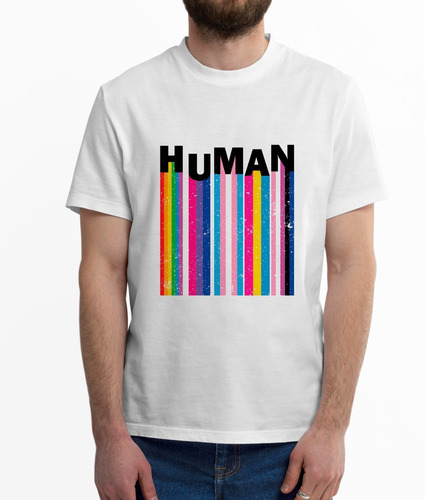 Playera Human Barras Lgbt Pride Amor Gay 