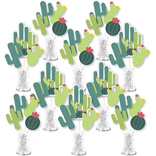 Prickly Cactus Party Fiesta Party Centerpiece Sticks Sh...