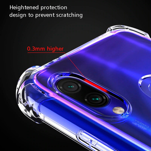 Case Goma Transparente Antishock Zte Nubia Red Magic 8s Pro
